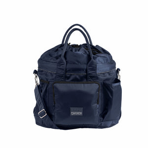 Sac d'équitation Eskadron Accessoires Bag Glossy navy, poches et bandoulière