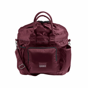 Sac d'équitation Eskadron Accessoires Bag Glossy blackberry, poches et bandoulière