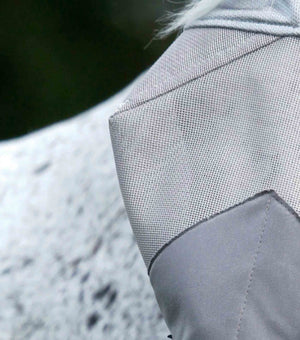 Woof Wear – Masque anti-mouches Buster Xtra Premier Equine Silver 2 | Sellerie Bucéphale