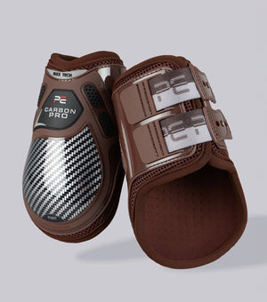Woof Wear – Protège-boulets Carbon Pro Premier Equine Brown | Sellerie Bucéphale