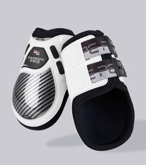 Woof Wear – Protège-boulets Carbon Pro Premier Equine White | Sellerie Bucéphale
