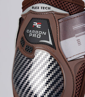 Woof Wear – Protège-boulets Carbon Pro LITE Premier Equine Brown 3 | Sellerie Bucéphale