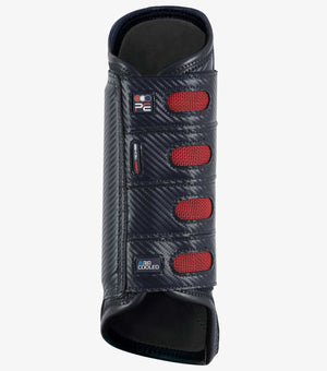 Woof Wear – Guêtres de cross Carbon Tech Air Cooled postérieurs Premier Equine Navy 4 | Sellerie Bucéphale