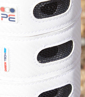 Woof Wear – Guêtres de cross Carbon Tech Air Cooled postérieurs Premier Equine White 3 | Sellerie Bucéphale