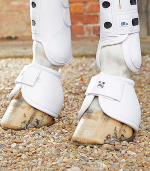 Woof Wear – Cloches Carbon Tech Kevlar No-Turn Premier Equine White | Sellerie Bucéphale