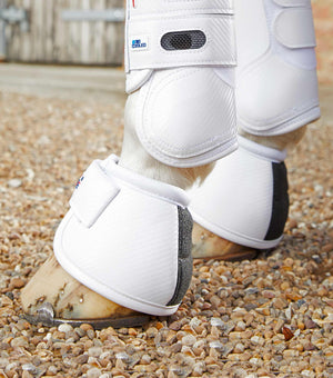 Woof Wear – Cloches Carbon Tech Kevlar No-Turn Premier Equine White 3 | Sellerie Bucéphale
