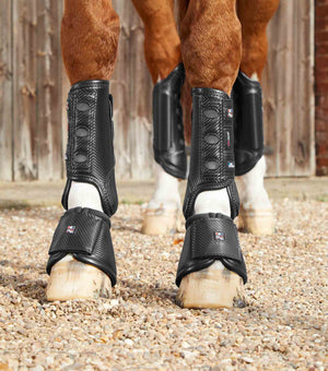 Woof Wear – Cloches Carbon Wrap Premier Equine Black 4 | Sellerie Bucéphale
