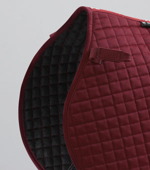 Woof Wear – Tapis de selle Close Contact coton mixte/CSO Premier Equine Burgundy 3 | Sellerie Bucéphale