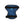 Textile rafraîchissant Cool on Track bleu, vue de dos