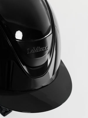 Casque de compétition LeMieux Verv brillant noir