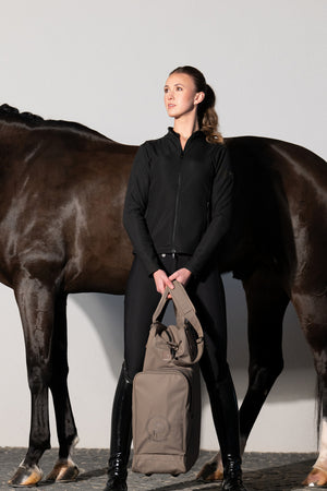 Boot & Helmet Bag FAUX LEATHER Eskadron Platinum 25