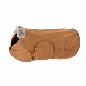 Manteau pour chien Eskadron Platinum 23 coloris Cognac | Sellerie Bucéphale