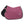 L'image montre une selle d'équitation de couleur bordeaux. La selle est conçue avec un motif matelassé en losanges, offrant une texture sophistiquée et confortable. Elle est bordée d'une fine ligne dorée qui ajoute une touche d'élégance et de raffinement. Sur le côté droit de la selle, il y a un logo en forme d'hexagone avec les lettres 