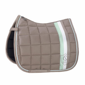 Eskadron – Tapis de selle Big Square Cotton Eskadron Classic SS24 Deep taupe XXS - Shetty  | Sellerie Bucéphale