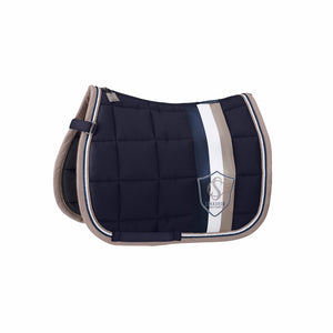 Eskadron – Tapis de selle Big Square Cotton Eskadron Classic SS24 Deep taupe DL - Dressage  | Sellerie Bucéphale