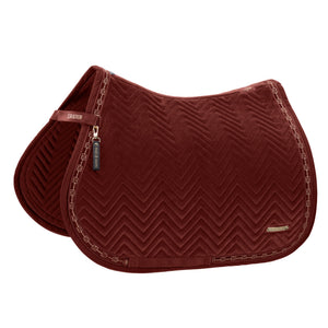 Tapis de Selle Velvet – Eskadron Heritage 2026/27 – merlot