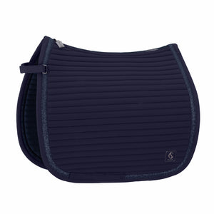 Eskadron – Tapis de selle SOFTSHELL EMBLEM Eskadron Classic SS24 Navy PD - Poney Dressage  | Sellerie Bucéphale