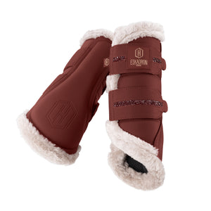 Guêtres Similicuir Jewel Fausse Fourrure – Eskadron Heritage 2026/27 – merlot