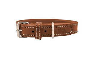 Collier en cuir pour chien CRAFT HUNTER x Eskadron — cognac — vue produit