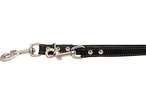 Laisse réglable en cuir pour chien CRAFT ADJUST HUNTER x Eskadron — black — détail