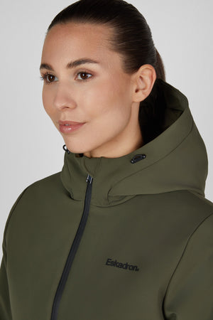 Veste Softshell à capuche – Eskadron Heritage Fanatics 2026/27 – deep moss