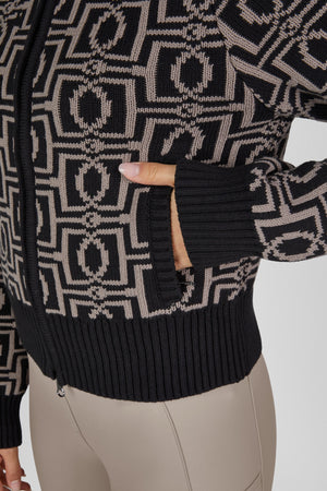 Gilet zippé en maille – Eskadron Heritage Fanatics 2026/27 – Black