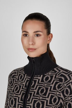 Gilet zippé en maille – Eskadron Heritage Fanatics 2026/27 – Black