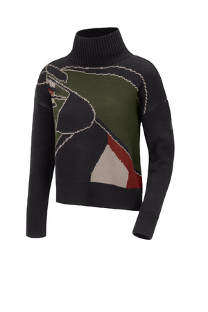 Pull col roulé en maille – Eskadron Heritage Fanatics 2026/27 – Black