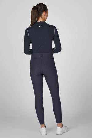 Legging d'Équitation Cosy Full Grip – Eskadron Dynamic Fanatics 2026 — Bleu marine — porté