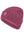 L'image présente un bonnet tricoté de couleur rose foncé. Le bonnet est fabriqué dans un tissu texturé et moelleux, offrant un aspect douillet et chaleureux. Il est conçu avec un style légèrement ajusté, s'adaptant parfaitement à la tête. Sur le côté gauche du bonnet, il y a une petite étiquette rectangulaire en cuir également de couleur rose foncé. Cette étiquette semble porter une inscription, bien que les détails spécifiques ne soient pas clairement visibles sur l'image. La couleur du...