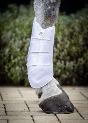 Woof Wear – Guêtres de travail Training Wrap Woof Wear Blanc 3 | Sellerie Bucéphale