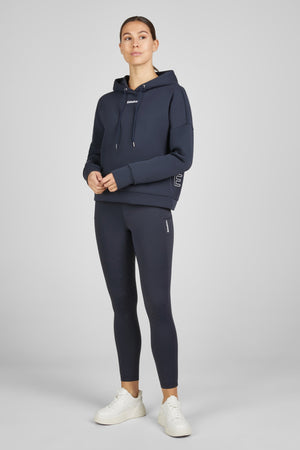 Sweat à capuche Eskadron HOOD Core navy porté