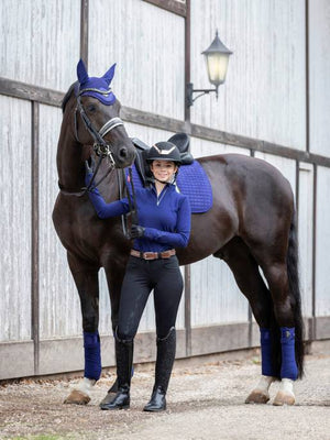 Le Mieux – Tapis de Dressage Suede Square LeMieux  Bleu Ink   | Sellerie Bucéphale