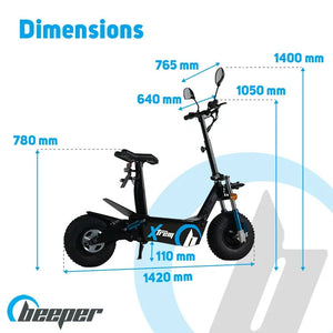 Beeper Xtrem – The All-Terrain Electric Scooter (3000W, 125 cm³)