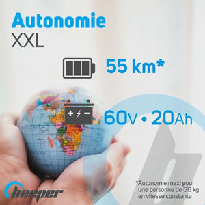 Beeper Xtrem – The All-Terrain Electric Scooter (3000W, 125 cm³)