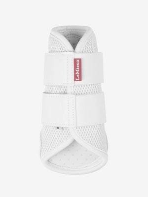 Guêtre de protection LeMieux Mesh blanche, vue de côté