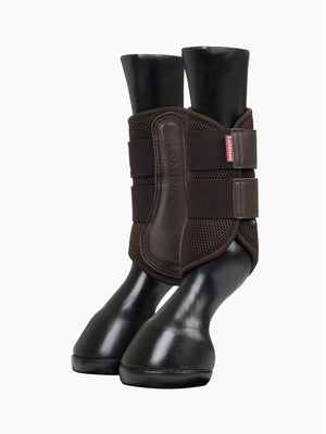 Guêtre de protection LeMieux Mesh marron, détail de la doublure