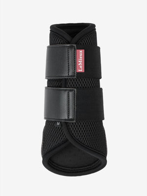 Guêtre de protection LeMieux Mesh noire, vue de face
