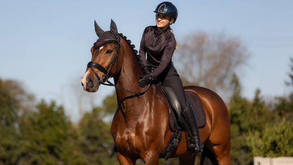 Suede Square Dressage Mat LeMieux