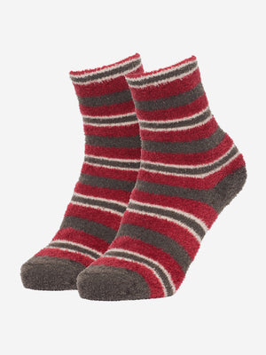 Chaussettes Fluffies à rayures Mini LeMieux – Ember