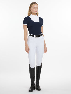 Chemisier de concours Sophia manches courtes Navy 2