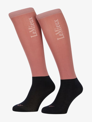 Chaussettes de Concours LeMieux (lot de 2) Noir – Peony