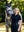 Polo Classique LeMieux bleu marine porté