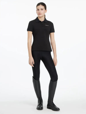 Polo Classique Young Rider LeMieux noir vue studio 1