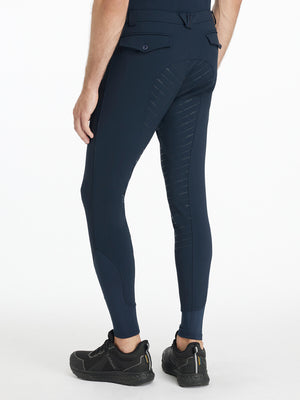 Pantalon d'Équitation LeMieux Sports Fond Intégral Silicone Homme, vue studio 4