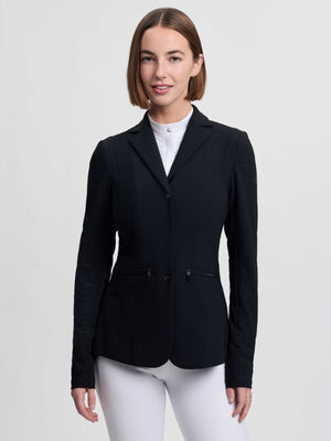 Veste de Concours Jessica Mesh Tall LeMieux Black - vue de face