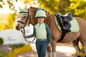 Tapis de CSO LeMieux Suédine Poney – Macaron