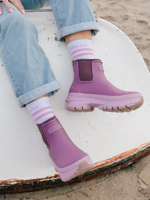 Bottes en Caoutchouc Bramshaw Chelsea Mallow en situation