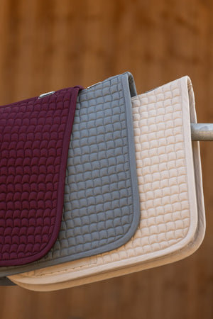 Tapis de selle Eskadron Cotton Silver en situation