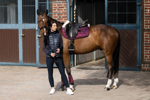 Tapis de selle Eskadron Glossy Evo-Wool en situation